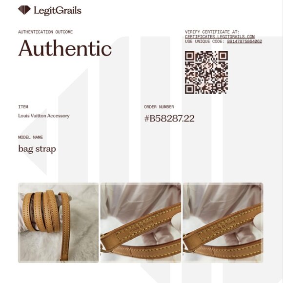 Authentic Louis Vuitton Patina Strap - Picture 3 of 13